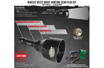 Image of Wicked Hunting Lights W403iC Scan Plus Kit, White, W2011
