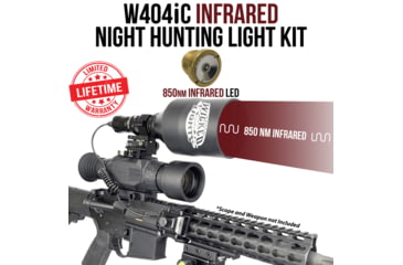Image of Wicked Hunting Lights W404iC Night Hunting Light Kit, 850nm Infrared, W2079