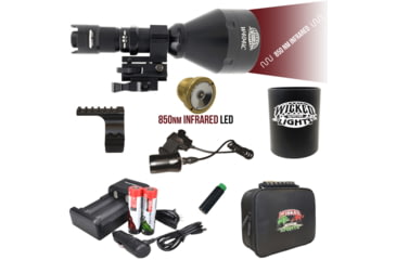 Image of Wicked Hunting Lights W404iC Night Hunting Light Kit, 850nm Infrared, W2079
