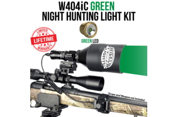 Image of Wicked Hunting Lights W404iC Night Hunting Light Kit, Green, W2076