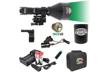 Image of Wicked Hunting Lights W404iC Night Hunting Light Kit, Green, W2076