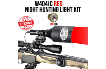Image of Wicked Hunting Lights W404iC Night Hunting Light Kit, Red, W2077