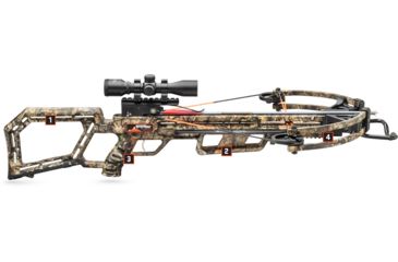 Image of Wicked Ridge Invader G3 Crossbow Package w/ACU-52,3x Multi-Line Scope,3 Carbon Arrows,Quiver,165lb Draw Weight, Mossy Oak Treestand Camo, WR15005-7536