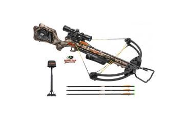 Image of Wicked Ridge Invader G3 Crossbow Package w/ACU-52,3x Multi-Line Scope,3 Carbon Arrows,Quiver,165lb Draw Weight, Mossy Oak Treestand Camo, WR15005-7536