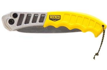 Image of Wicked Tough Folding Utility/Bone Saw, Black/Yellow, WTG-007