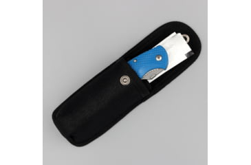 Image of Wiebe Knives Arctic Fox Folding Knife, Blue, Small, WB-ARCFX