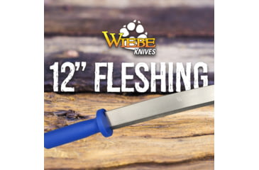 Image of Wiebe Knives Flesher Fixed Blade Knife, 12in, Blue, Medium, WB-12FLSH