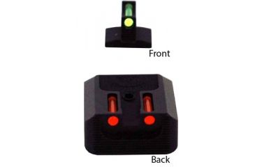 Image of Williams Gun Sight Self Defense Pistol Sights, Ruger SR 1911, Green/Red, 71030