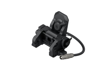 Image of Wilcox DPAM NVG Mount/Interface Plate Adaptor/Three Hole Shroud/Lanyard/Cup, Black, 62100G04-B