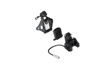 Image of Wilcox DPAM NVG Mount/Interface Plate Adaptor/Three Hole Shroud/Lanyard/Cup, Black, 62100G04-B