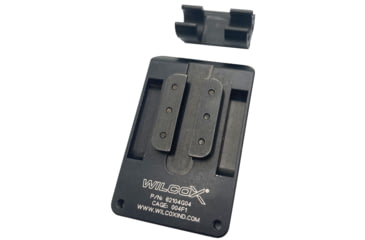 Image of Wilcox DPAM Universal Interface Plate/LEMO Pigtail Storage for HGU-56/SPH-4 Shroud for US Military Flight Helmets, Black, 62104G04-B