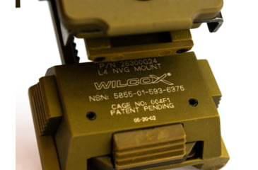 Image of Wilcox G24 Mount w/ Low Profile Breakaway Base, Tan, NSN 5855-01-593-6375, 28300G24-T