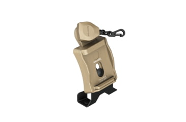 Image of Wilcox One Hole Shroud w/ Lanyard for ACH/MICH Helmet, Tan, NSN 5855-01-593-7377, 56100G03-T