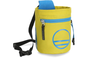 Image of Wild Country Climbing Flow Chalk Bag, Citronelle/Detroit Blue, One Size, 40-0000010001-CD