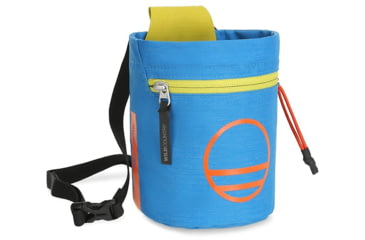 Image of Wild Country Climbing Flow Chalk Bag, Detroit Blue/Citronelle, One Size, 40-0000010001-DC