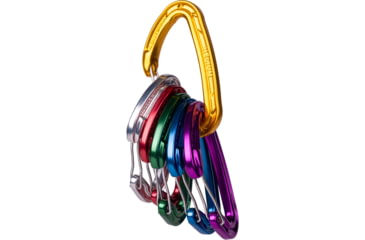 Image of Wild Country Climbing Helium 3.0 Carabiners - 6 pack, Multi, 40-0000000004-PACK
