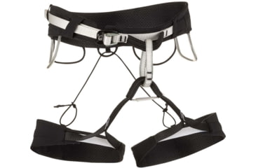 Image of Wild Country Climbing Mosquito Climbing Harness - Womens, Black/Seaweed, Medium, 40-0000008011-BD-M