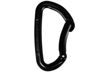 Image of Wild Country Climbing Session Bent Gate Carabiners, Black, One Size, 40-0000000006-blk