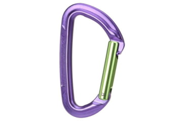 Image of Wild Country Climbing Session Straight Gate Carabiners, Purple/Green, One Size, 40-0000000005