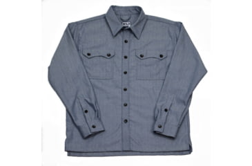Image of Wild Outdoor Apparel Mythical Lumberjack Flannel, Fisher Stripe, Large, 013168200038