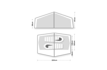 Image of WildCountry Zephyros Compact 2 Tents, 44ZC2V3