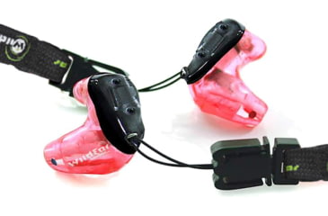 Image of WildEar FieldEarz Electronic Ear Plugs, Pink/Black, WE-CUST-FE-P