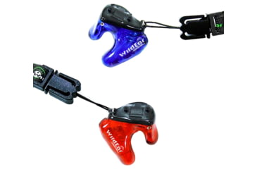 Image of WildEar FieldEarz Electronic Ear Plugs, Red/Blue, WE-CUST-FE-RB