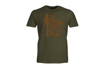 Image of Wilder and Sons Redwood National Park Short Sleeve T-Shirt, Medium, Military Green WSN01473-Military Green-M