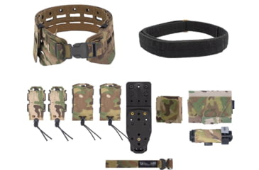 Image of Wilder Tactical Bravo Elite Belt Kit, 1in Plastic Side Release, MHP Adapter, Multicam, Small/Extra Large, HMGBREKMC01