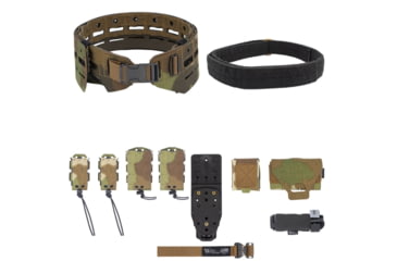 Image of Wilder Tactical Bravo Elite Belt Kit, 1in Plastic Side Release, MHP Adapter, Nemesis Woodland Ltd, Small/Extra Large, HMGBREKNEM01