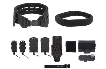 Image of Wilder Tactical Bravo Elite Belt Kit, 1in Plastic Side Release, QLS Receiver, Black, Small/Extra Large, HMGBREKBK00