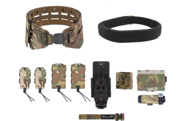 Image of Wilder Tactical Bravo Elite Belt Kit, 1in Plastic Side Release, QLS Receiver, Multicam, Small/Extra Large, HMGBREKMC00