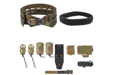 Image of Wilder Tactical Bravo Elite Belt Kit, 1in Prostyle D-Ring, MHP Adpter, Nemesis Woodland Ltd, Small/Extra Large, HMGBREKNEM07