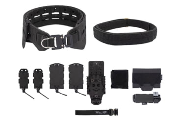 Image of Wilder Tactical Bravo Elite Belt Kit, 1in Prostyle D-Ring, QLS Receiver, Black, Small/Extra Large, HMGBREKBK06