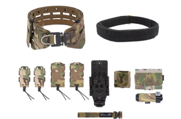 Image of Wilder Tactical Bravo Elite Belt Kit, 1in Prostyle D-Ring, QLS Receiver, Multicam, Small/Extra Large, HMGBREKMC06