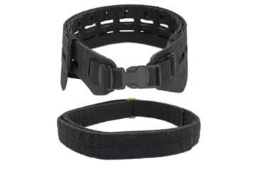 Image of Wilder Tactical Bravo Lightweight Belt, 1in Plastic Buckle, Bravo Inner, Black, Small/Extra Large, HMGBRBK01