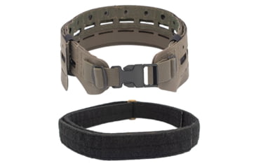 Image of Wilder Tactical Bravo Lightweight Belt, 1in Plastic Buckle, Bravo Inner, Ranger Green, Small/Extra Large, HMGBRRG01