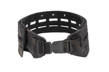 Image of Wilder Tactical Bravo Lightweight Belt, 1in Plastic Buckle, No Inner, Multicam Black, Small/Extra Large, HMGBRMCB00