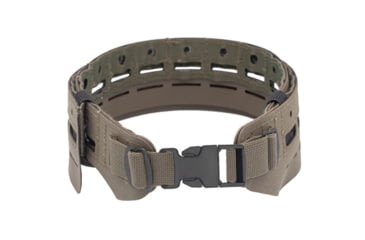 Image of Wilder Tactical Bravo Lightweight Belt, 1in Plastic Buckle, No Inner, Ranger Green, Small/Extra Large, HMGBRRG00