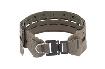 Image of Wilder Tactical Bravo Lightweight Belt, 1in Prostyle D-Ring Buckle, No Inner, Ranger Green, Small/Extra Large, HMGBRRG06