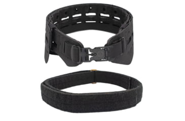 Image of Wilder Tactical Bravo Lightweight Belt, V-Buckle, Bravo Inner, Black, Small/Extra Large, HMGBRBK03