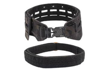 Image of Wilder Tactical Bravo Lightweight Belt, V-Buckle, Bravo Inner, Multicam Black, Small/Extra Large, HMGBRMCB03