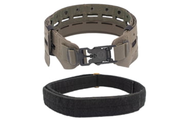 Image of Wilder Tactical Bravo Lightweight Belt, V-Buckle, Bravo Inner, Ranger Green, Small/Extra Large, HMGBRRG03