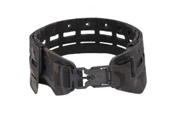 Image of Wilder Tactical Bravo Lightweight Belt, V-Buckle, No Inner, Multicam Black, Small/Extra Large, HMGBRMCB02