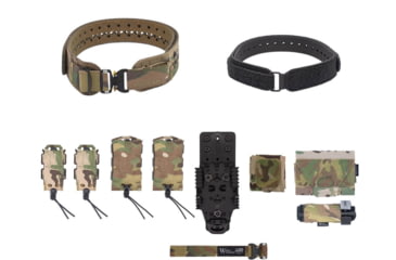 Image of Wilder Tactical Charlie Elite Belt Kit, Cobra FM, QLS Receiver, Multicam, Extra Small/Large, HMGCHEKMC04