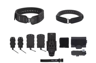 Image of Wilder Tactical Charlie Elite Belt Kit, V-Buckle, QLS Receiver, Black, Extra Small/Large, HMGCHEKBK02
