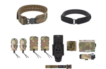 Image of Wilder Tactical Charlie Elite Belt Kit, V-Buckle, QLS Receiver, Multicam, Extra Small/Large, HMGCHEKMC02