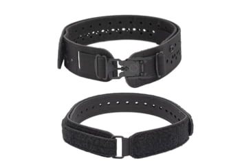 Image of Wilder Tactical Charlie Lightweight Belt, V-Buckle, Curved Inner, Black, Extra Small/Large, HMGCHBK03