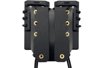 Image of Wilder Tactical Evolution Double Pistol Magazine Pouch Belt Mount, UAB Belt Clip, Black, EVODUPBKBC