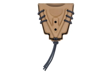 Image of Wilder Tactical Evolution Double Universal Handcuff Holder, Duty UAB Clip, Coyote Brown, EVODUHCCBDUABMC